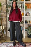 Salone Bubble Top Burgundy
